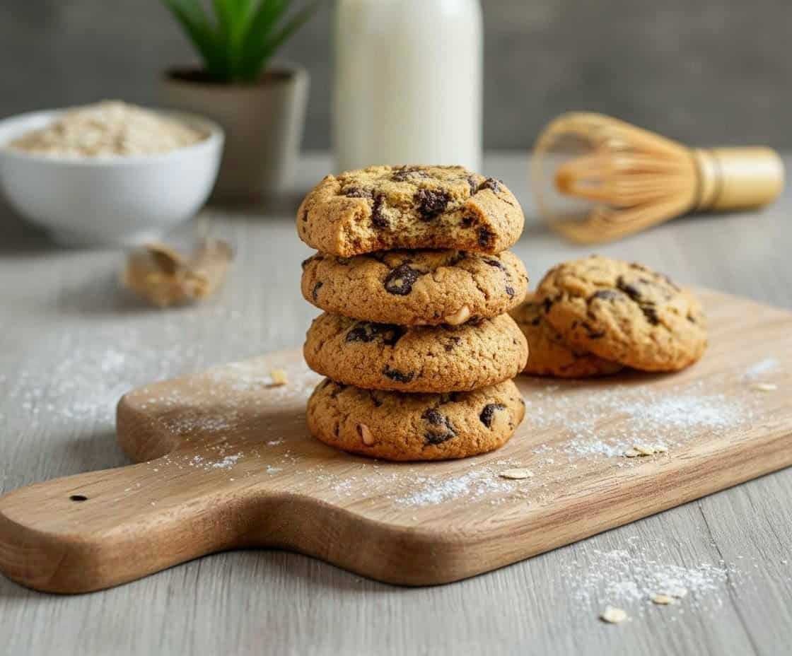 Biscuits vegan et sans gluten - Pépites de Chocolat